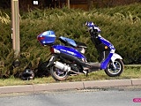 Nietrzeźwy kierowca skutera sprawcą kolizji w Dzierżoniowie