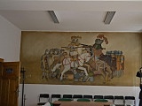 Zamalowany fresk w UMiG Niemcza