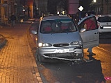 Zderzenie renault z fordem w Pieszycach