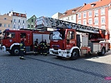 Straż pożarna w ratuszu w Dzierżoniowie