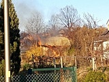Pożar altanki w Bielawie