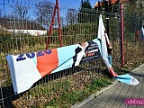 Zniszczone banery kandydatki na prezydenta RP