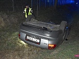 Audi dachowało na drodze Mościsko - Tuszyn 