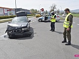 Kolizja na drodze Bielawa - Dzierżoniów