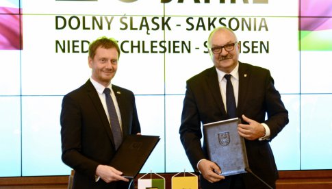 Premier Saksonii odznaczony przez dolnośląski Sejmik