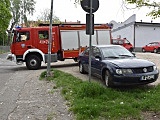 Pożar auta w Dzierżoniowie