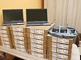 Sprzęt komputerowy trafił do powiatowych szkół