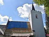 Remont sanktuarium w Kiełczynie w gminie Dzierżoniów