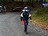 Zderzenie dwóch pojazdów na trasie Jodłownik - Wolibórz