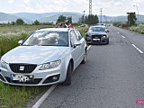 Zderzenie dwóch pojazdów na drodze Pieszyce - Dzierżoniów