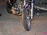 Zderzenie opla z motocyklistą w Piławie Górnej