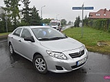 Zderzenie toyoty z rowerzystą w Dzierżoniowie 