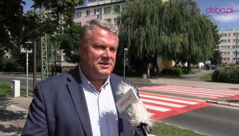 Burmistrz Dzierżoniowa o aktywnych przejściach dla pieszych w Dzierżoniowie