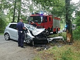 Wypadek na drodze Janczowice - Sieniawka 