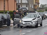 Zderzenie dwóch pojazdów na Bohaterów Getta w Bielawie