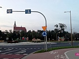 Stłuczka na Rondzie Silesiany
