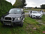 Zderzenie dwóch pojazdów na drodze Uciechów - Kołaczów