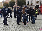 Manifestacja antycovidowców w Dzierżoniowie