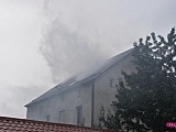 Pożar poddasza w Bielawie