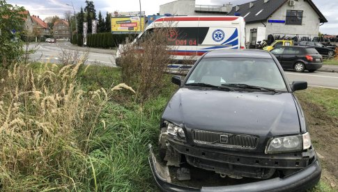 Wypadek przy wjeździe do Pieszyc