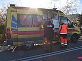 Pijany kierowca wypadł z drogi Pieszyce - Rościszów
