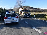 Pijany kierowca wypadł z drogi Pieszyce - Rościszów