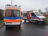 Bus z obywatelami Ukrainy wypadł z drogi w Dzierżoniowie
