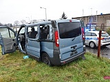 Bus z obywatelami Ukrainy wypadł z drogi w Dzierżoniowie