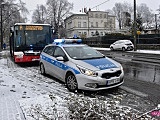 Zderzenie audi z autobusem w Dzierżoniowie