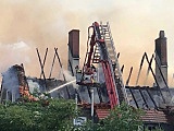 Spalone budynki w Piławie Górnej