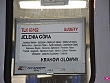 Pociąg do Krakowa w Dzierżoniowie