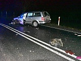Wypadek na drodze Łagiewniki - Strzelin