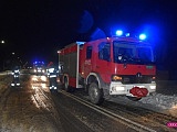 Pożar samochodu w Bielawie 