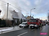 Pożar domu przy ulicy Staszica