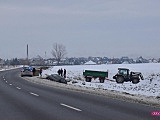 Samochód wypadł z drogi Łagiewniki -  Ratajno