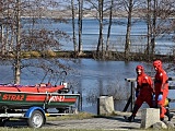 Służby na terenie Jeziora Bielawskiego