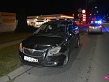 Zderzenie pojazdów przy stacji Shell w Dzierżoniowie