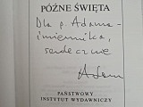 Adam Lizakowski o poecie Adamie Zagajewskim