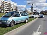 Zderzenie toyoty z citroenem w Dzierżoniowie