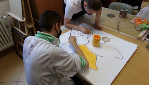 Plastyczny talent uczniów Specjalnego Ośrodka Szkolno-Wychowawczego w Piławie Górnej