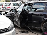Zderzenie volkswagena z volvo w Dzierżoniowie