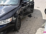 Zderzenie volkswagena z volvo w Dzierżoniowie