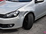 Zderzenie volkswagena z volvo w Dzierżoniowie
