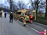 Wypadek motocyklisty w Piławie Dolnej