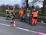 Wypadek motocyklisty w Piławie Dolnej