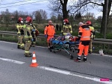 Wypadek motocyklisty w Piławie Dolnej