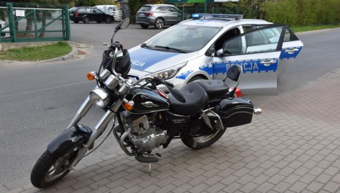 Wypadek z udziałem motocyklisty