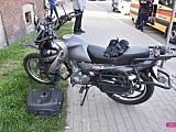 Zderzenie suzuki z motocyklistą w Bielawie