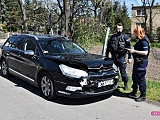 Zderzenie trzech samochodów w Łagiewnikach