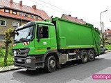 Zderzenie ze śmieciarka w Niemczy